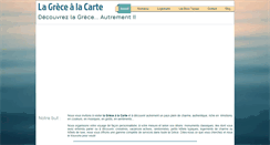 Desktop Screenshot of lagrecealacarte.com